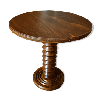 Art deco side table in chene