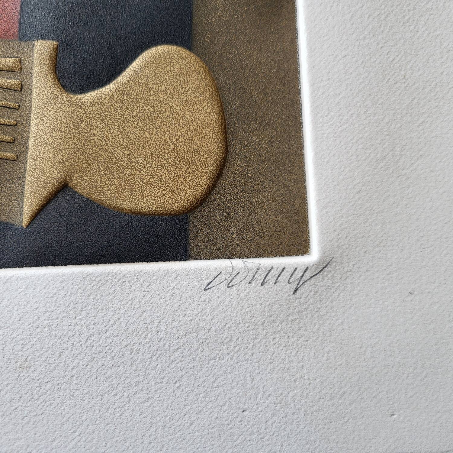 Artist's proof Bertrand Dorny, signed and numbered.