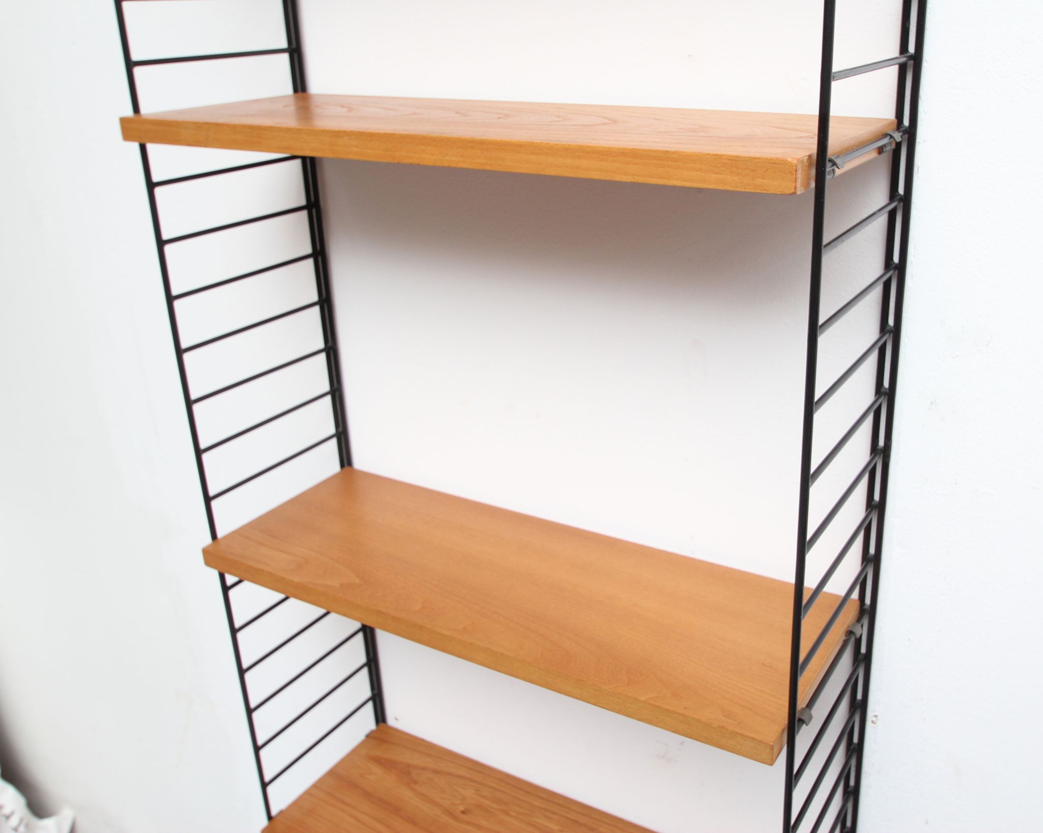 1960s wall unit in ash, Nisse Strinning for String