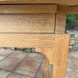 Solid oak design desk 1960