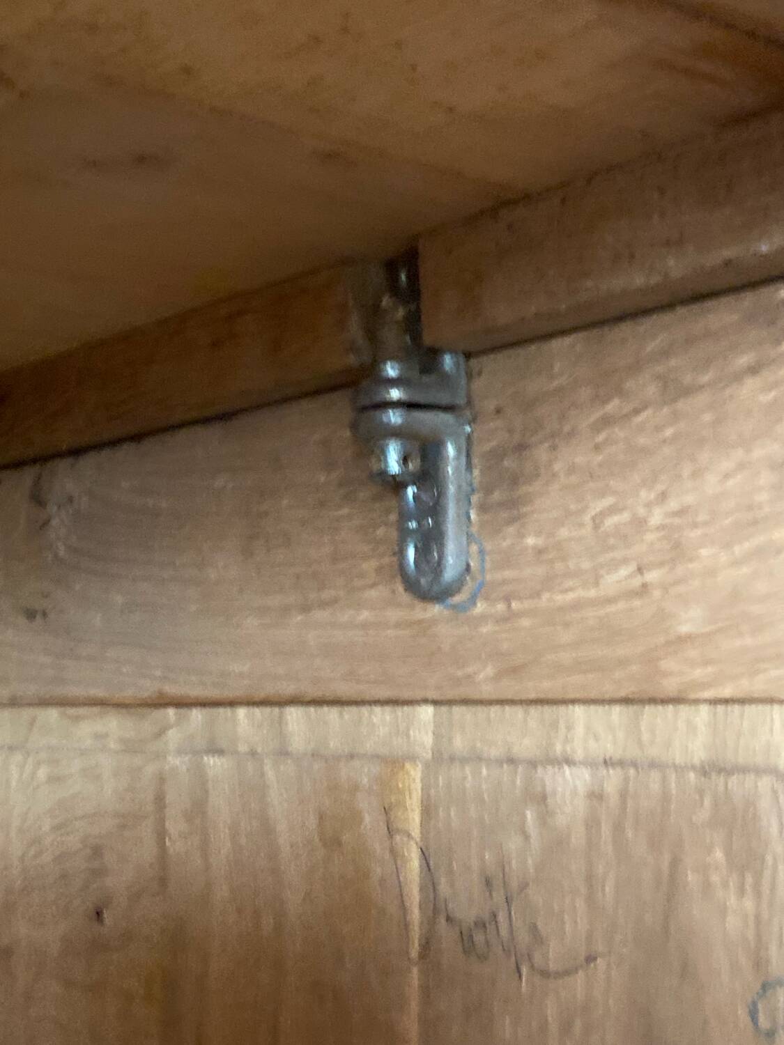 Small Art Deco period removable wardrobe