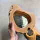 Set de 4 miroirs organiques brutalistes en bois années 50
