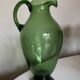 XXL glass vase pitcher from Empoli, blown, H40cm
