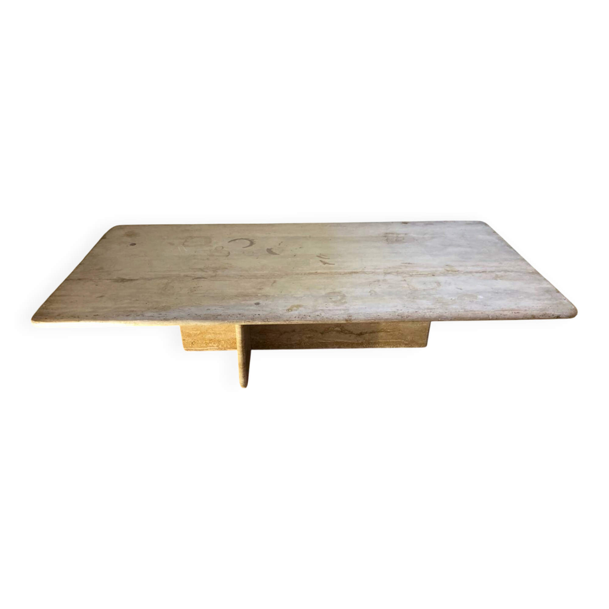 Table basse en travertin 1970