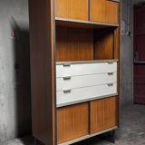 Vintage EFA bookcase and shelves by Georges Frydman