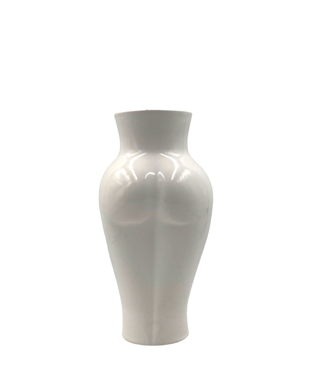 Postmodern ceramic 'Femme' vase, Baba, Vallauris France ca. 1980s