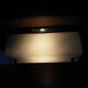 Scandinavian style bed in 140 with two integrated nightstands and two night lights