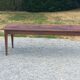 19th century farmhouse table with spindle legs, 225cm