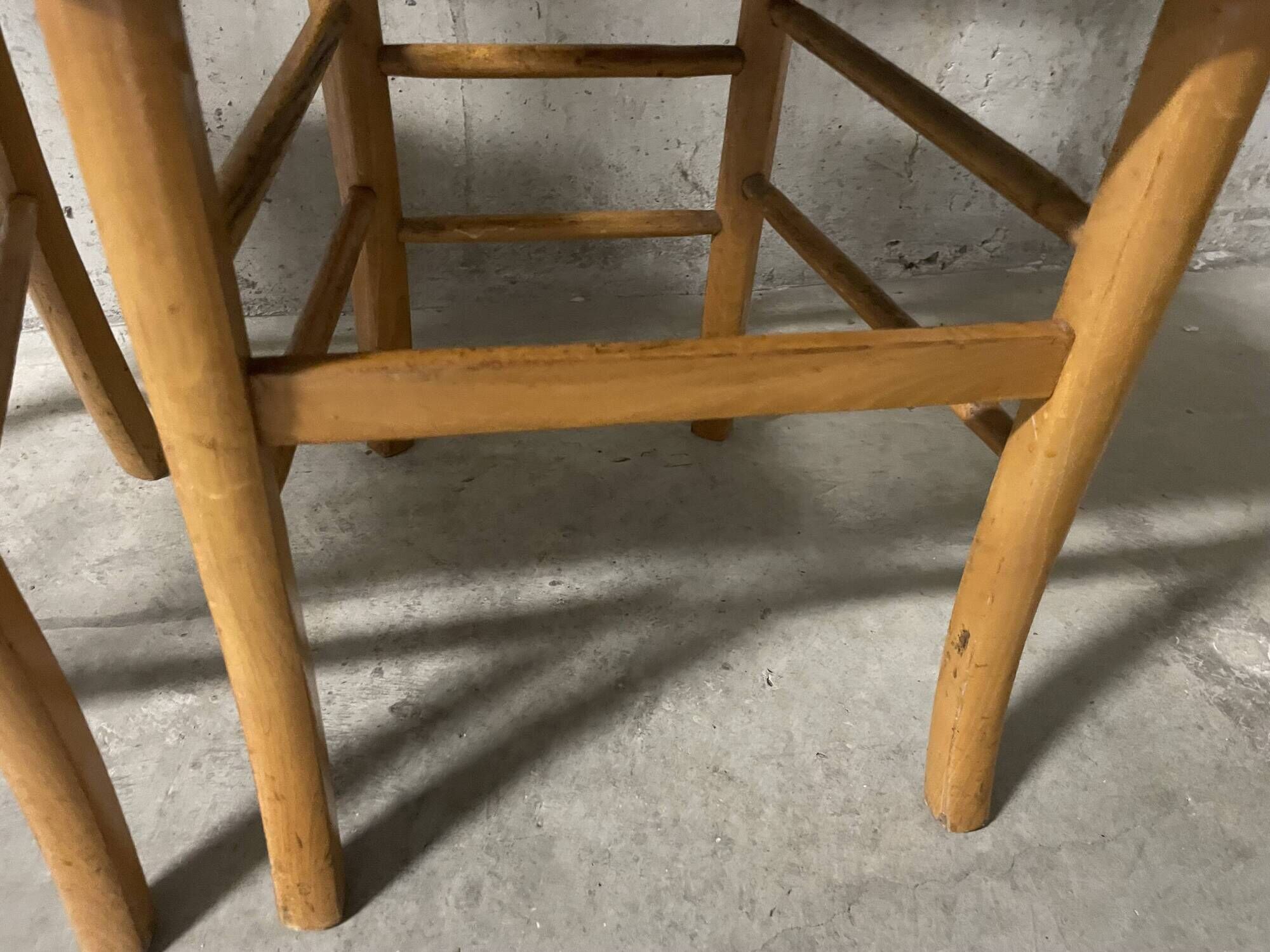 Pair of 1960s bistro chairs
