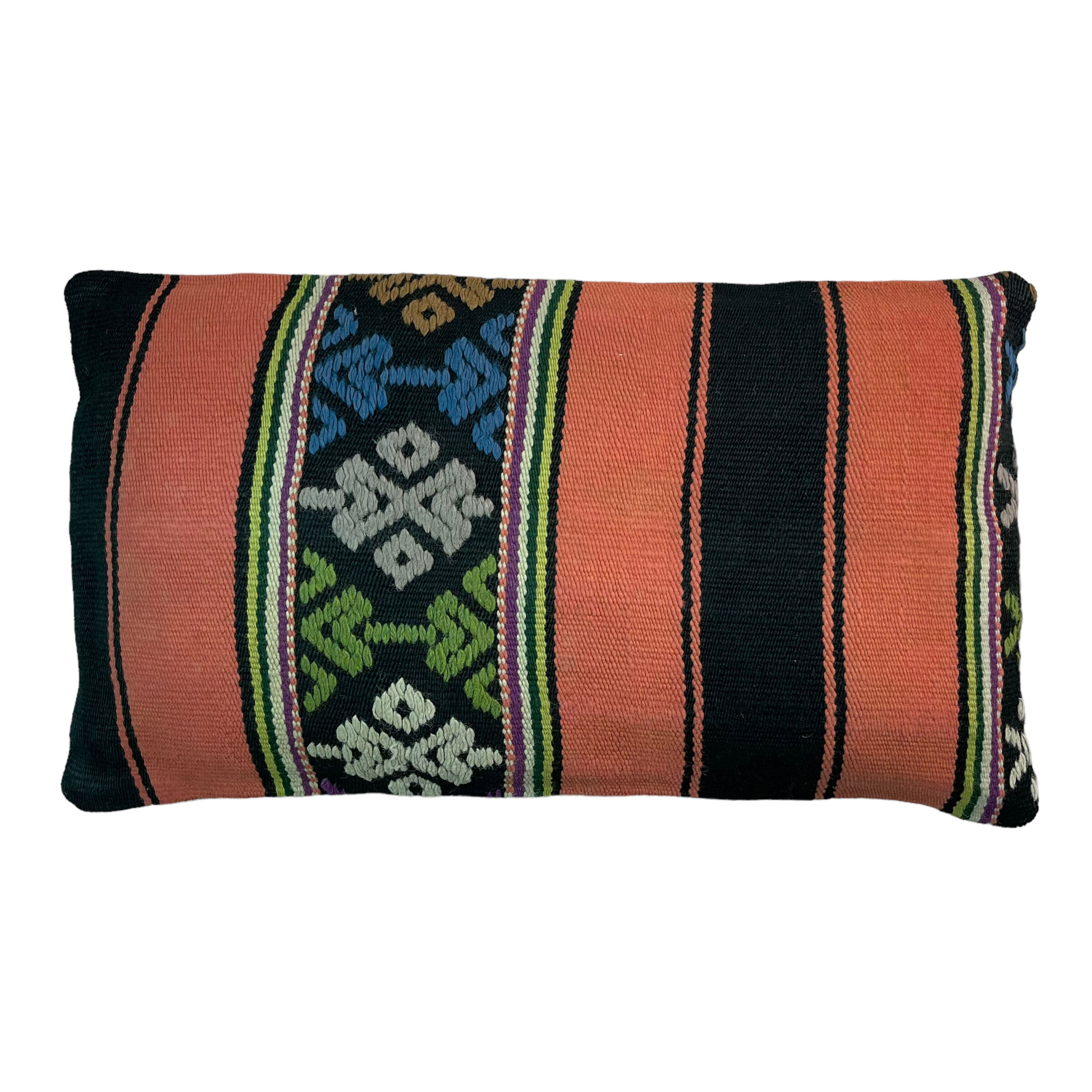 Vintage turkish handmade cushion cover , 30 x 50 cm