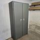 Armoire métallique de cuisine aux bords arrondis 1950