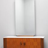 1940s Jindrich Halabala Mirror Cabinet ,Czechoslovakia