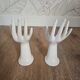 Pair of ceramic hand-held soliflores