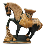 Vintage Ceramic Horse Plant Table, mid-century