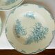 3 vintage ironstone soup plates from L&G, Oeillets model 220524