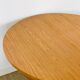 Vintage Scandinavian round dining table