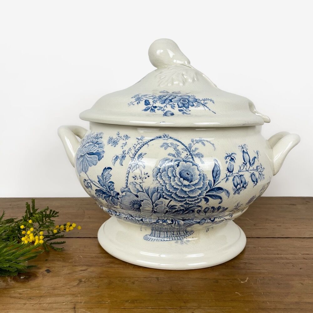 English soup in Crown Devon fine earthenware