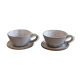 Paire de tasses en grès