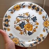 Assiette pillivuyt decor grand feu