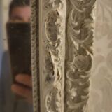 Carved mirror