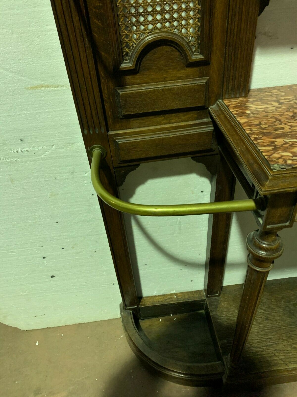 Louis XVI-style console coat rack Patères in 20th century bronze