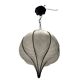 Wrought Iron Murano Glass Light Pendant 1980’s