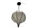 Wrought Iron Murano Glass Light Pendant 1980’s