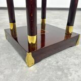 Secession pedestal in mahogany