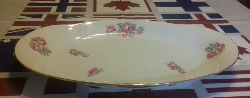Flat oval BH porcelain from limoges