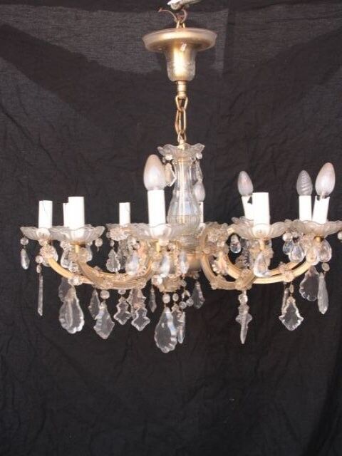 lustre à pampilles  1960