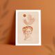 Illustration "Antique face vase" A4