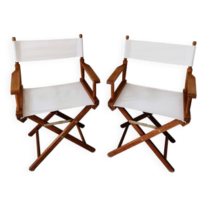 Fauteuils style ''réalisateur'' - anciens