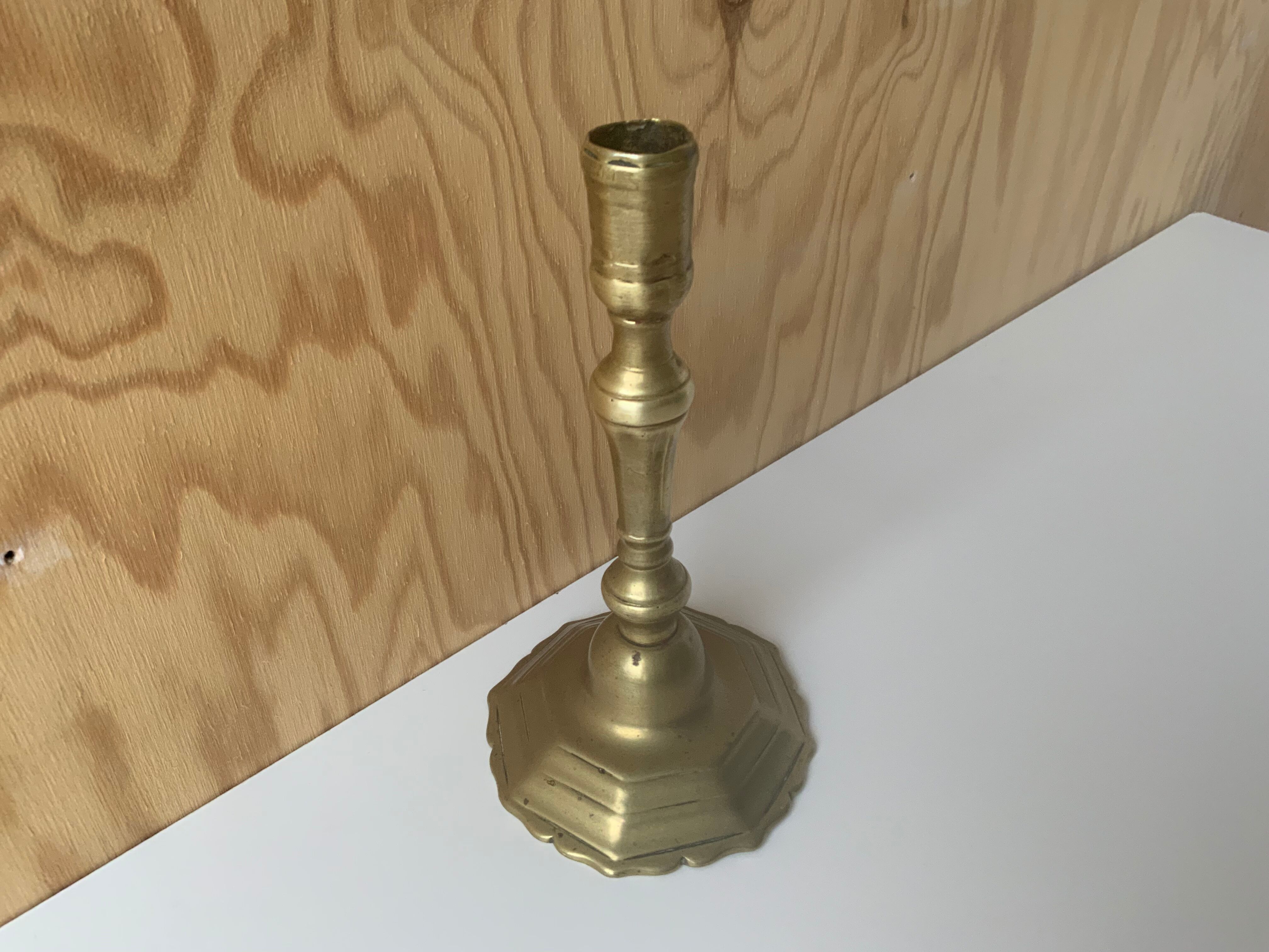 Brass candle holder