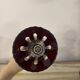 Dark Red Bohemian Crystal Soliflore Vase