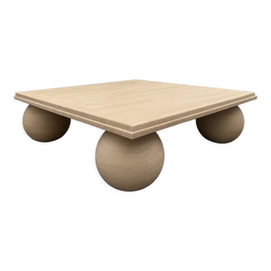 Table basse carrée en - pierre