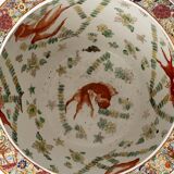 Pair fish aquarium - chinese porcelain - cloisonné enamel - canton - epoch: xxth century