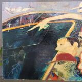 Painting Alain Richard oil on panel