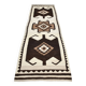 3x10 Vintage Beige & Brown Oriental Kilim Runner Rug, 99x322Cm