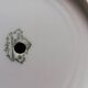 Set of two white porcelain cake stands, former royal factory, Limoges