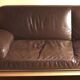 Designer leather sofa