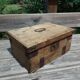 Old wooden box chest