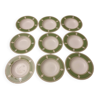 9 deep plates VILLEROY BOCH model EDEN