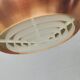 Top-class designer lamp model Medio in metal copper color