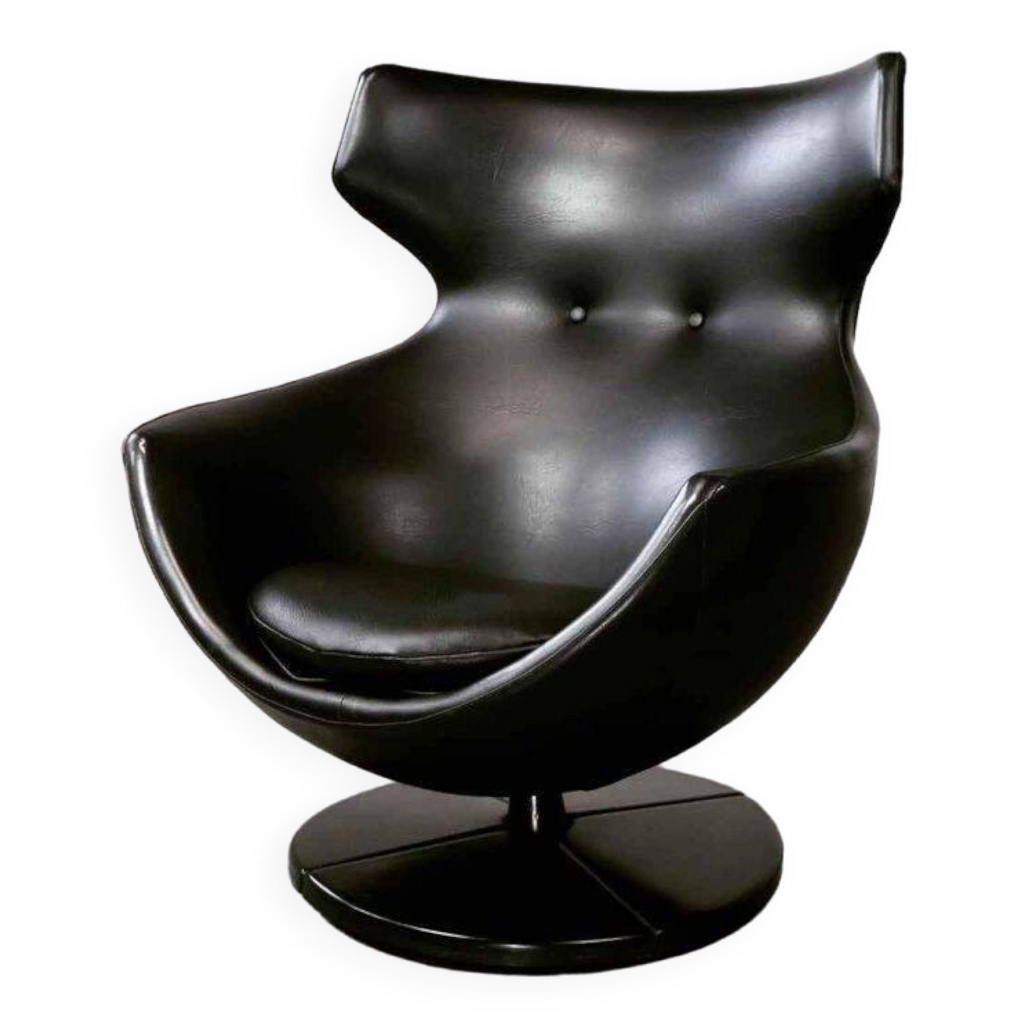 "Jupiter" swivel lounge chair by Pierre Guariche for Meurop