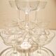 Lot de 10 coupes à champagne cristal taillé