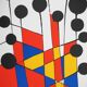 Alexander Calder: Mosaic and Black Balloons - Original Lithograph