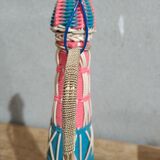 Vintage scoubidou bottle