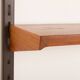 Teak wall unit with console by Kai Kristiansen for FM Mobler, 1960s.