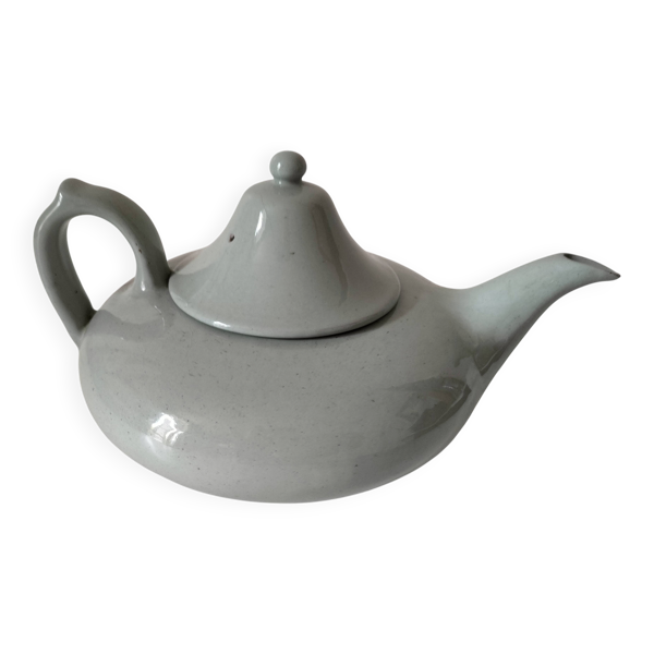 Théière en céramique émaillée céladon moucheté