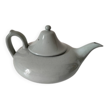 Théière en céramique émaillée céladon moucheté